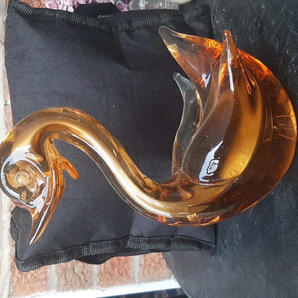 Vintage Murano glass hand blown Swan